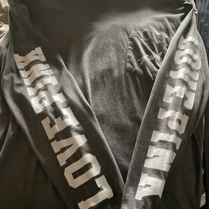 PINK by Victoria's Secret. Size medium long sleeve, pocket T